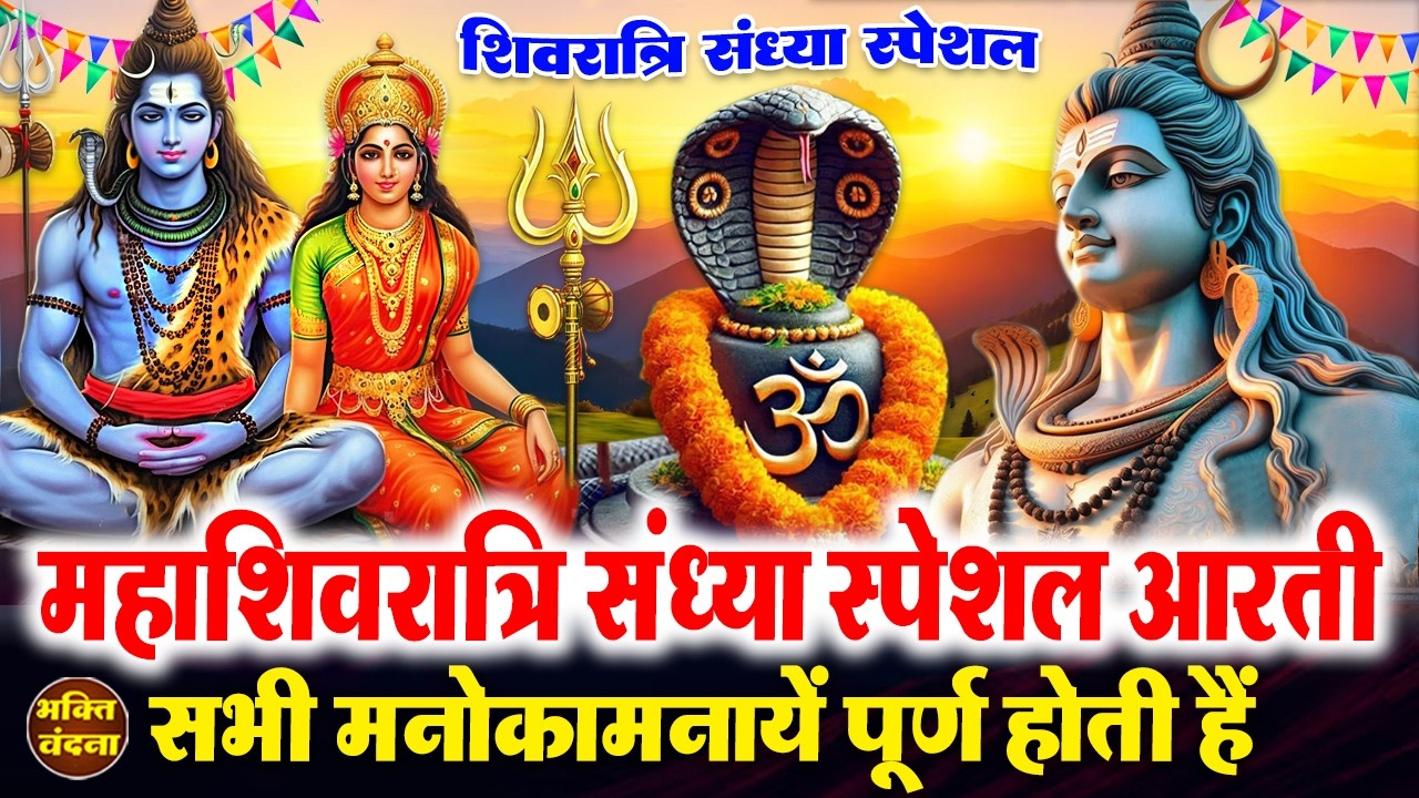 महाशिवरात्रि पूजा संध्या स्पेशल - आज महाशिवरात्रि की शाम आरती सुनने से शिव पार्वती प्रसन्न होते हैं