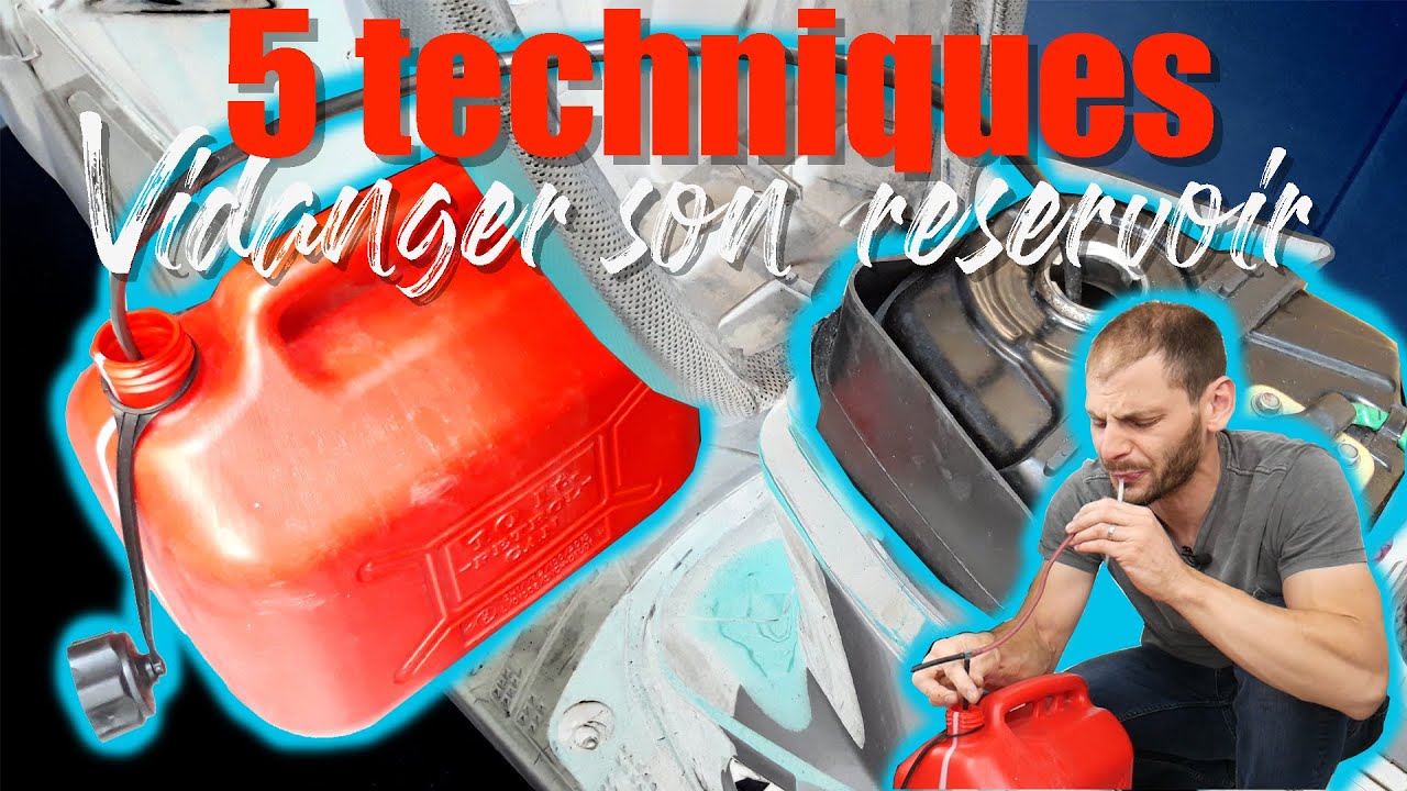 Vidanger son réservoir, SANS finir Intoxiqué ! 😵