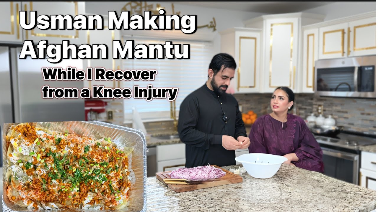 Usman Making Afghani Mantu While I Recover from an Injury | Family Vlog 😔