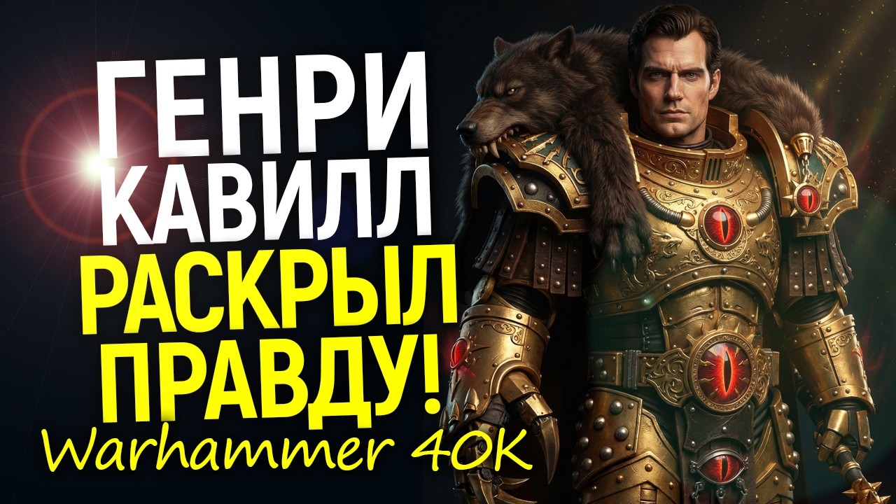 Свершилось! Вот, о чём будет сериал Warhammer 40К/Генри Кавилл раскрывает карты...