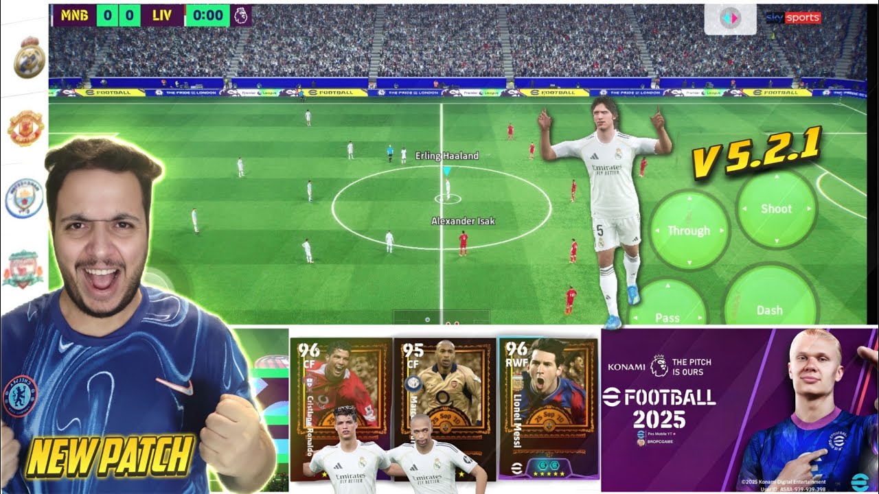Скачать eFootball 2026 Mobile PATCH UPDATE v5.2.1 | PREMIER LEAGUE Полная лицензия [Andriod и iOS]