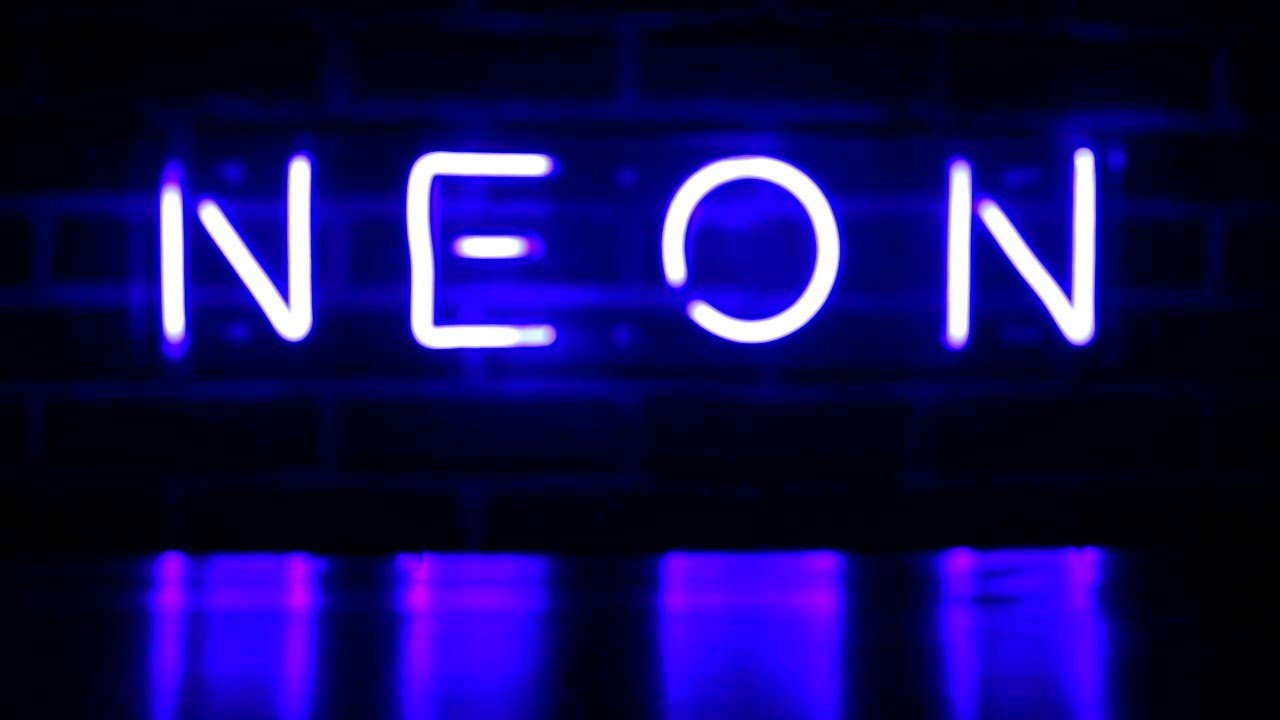 💡 Neon light sound effect 1O hours - asmr white noise machine buzzing led background sleep study
