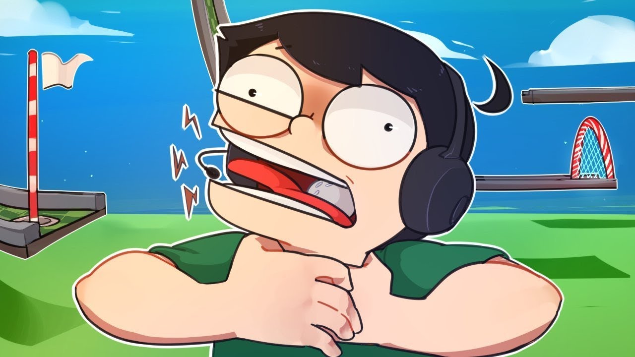 I was gonna win but then I choked ⛳️ (Golf it funny moments)