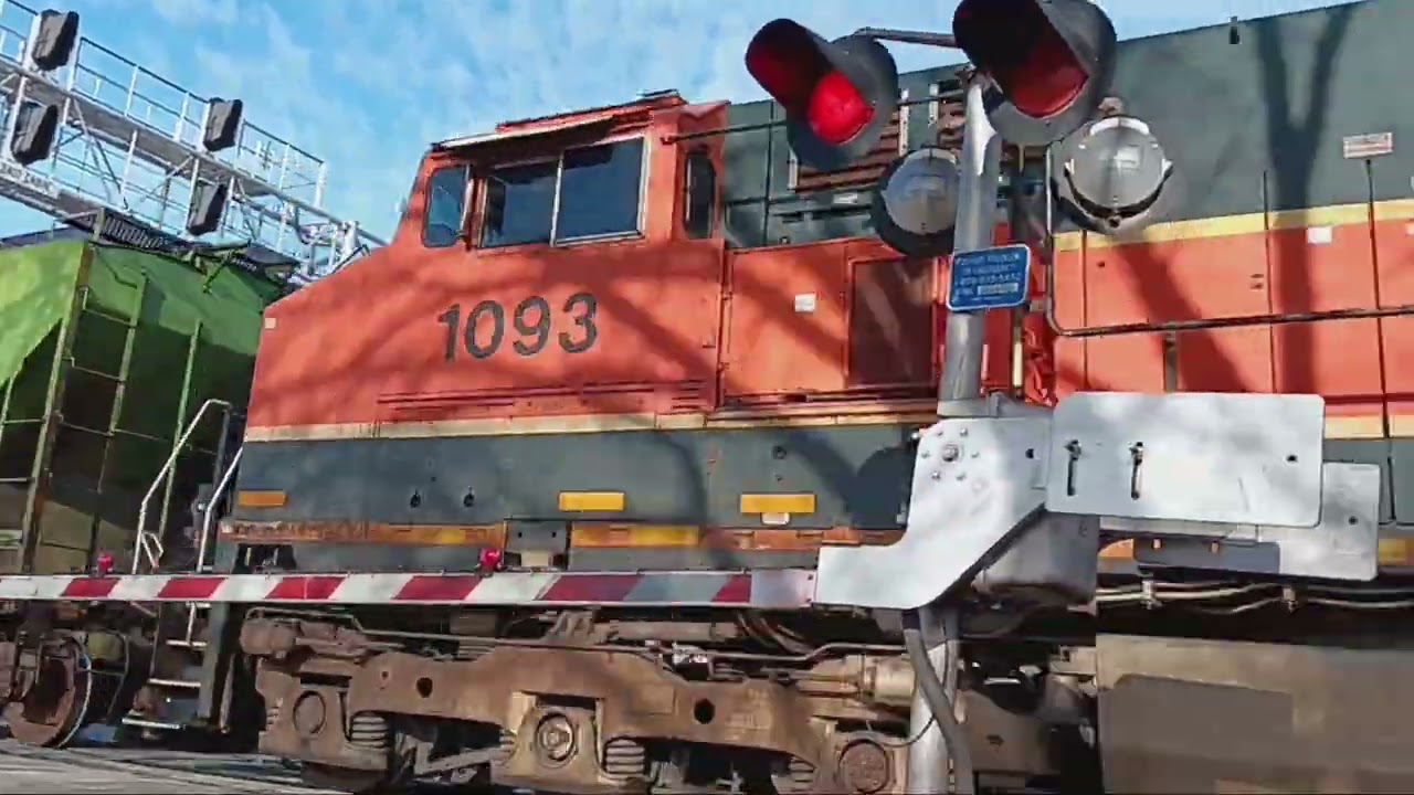 BNSF Action at Osceola 1 - 1 - 2026 Ft. MRL SD70ACe 2nd on a Grain train!