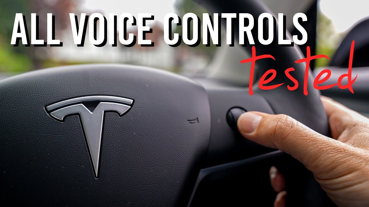 ГОЛОСОВЫЕ КОМАНДЫ Tesla Model 3 (управление 2021 года + SIRI)