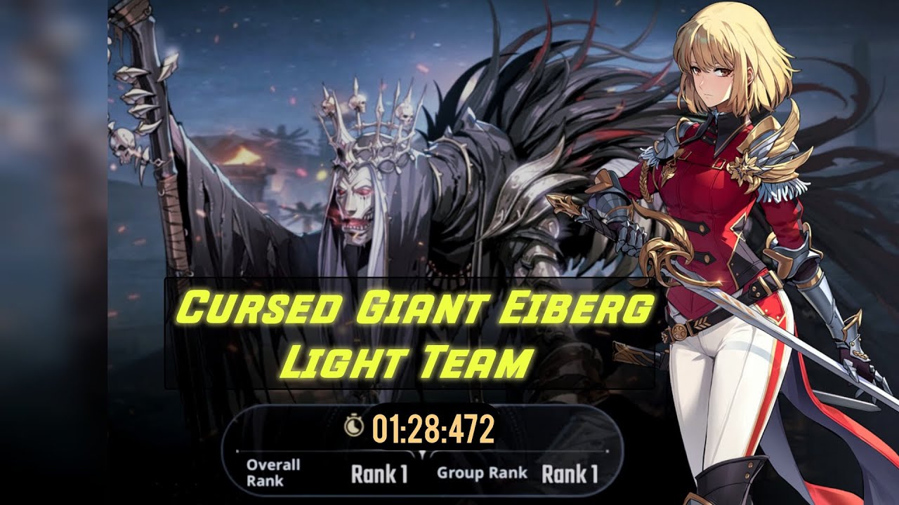F2P Rank 1 Cursed Giant Eiberg | Light Team | Battlefield of Time Season 9 #3 | Solo Leveling: Arise