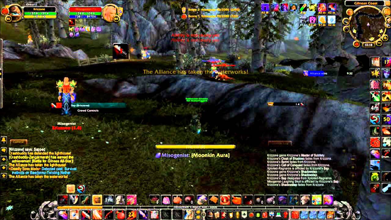 Krizzone lvl 85 Rogue Evismo Hemo PvP Cataclysm 4.2 Vid 2