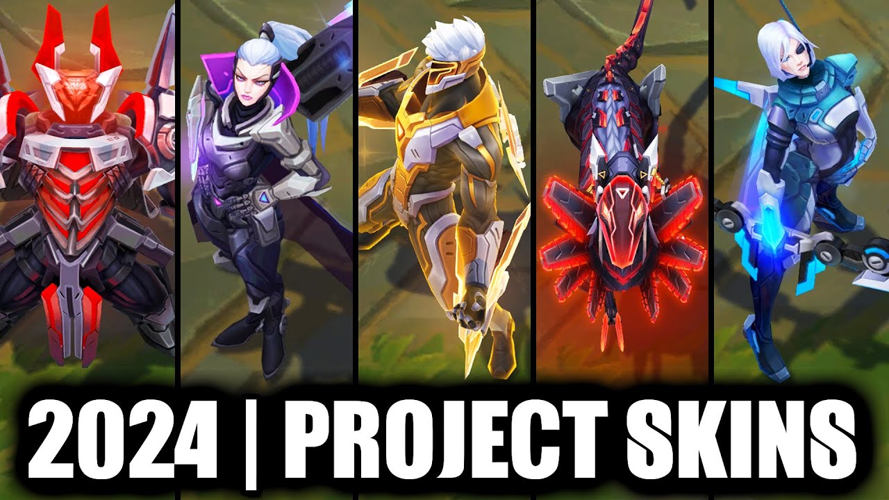 Wszystkie sk&oacute;rki PROJECT w centrum uwagi 2024 (League of Legends)