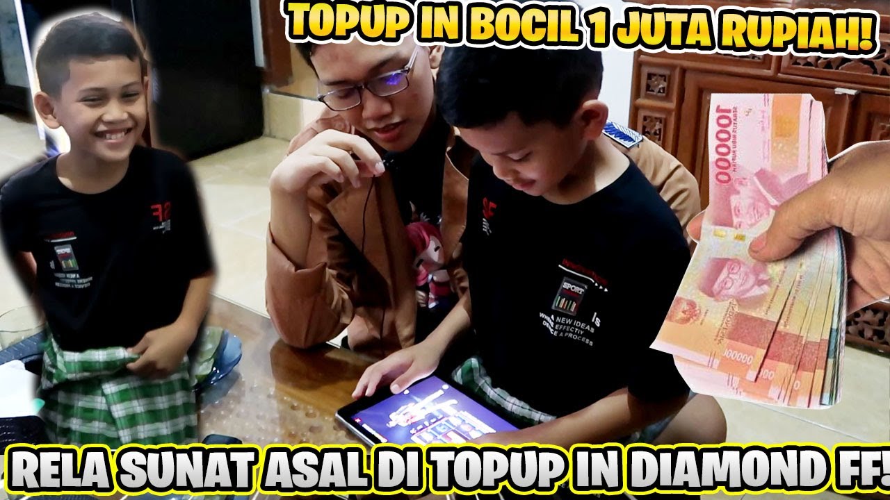 HABIS SUNAT, BOCIL INI GW TOPUP IN 1 JUTA RUPIAH DI RANGERSVOUCHER!