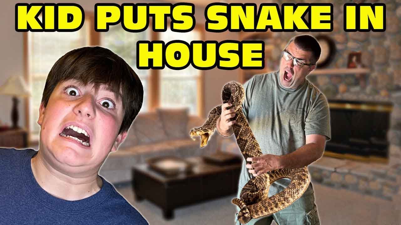 Kid Temper Tantrum Puts A Real Snake Inside Parent's House! [Original]