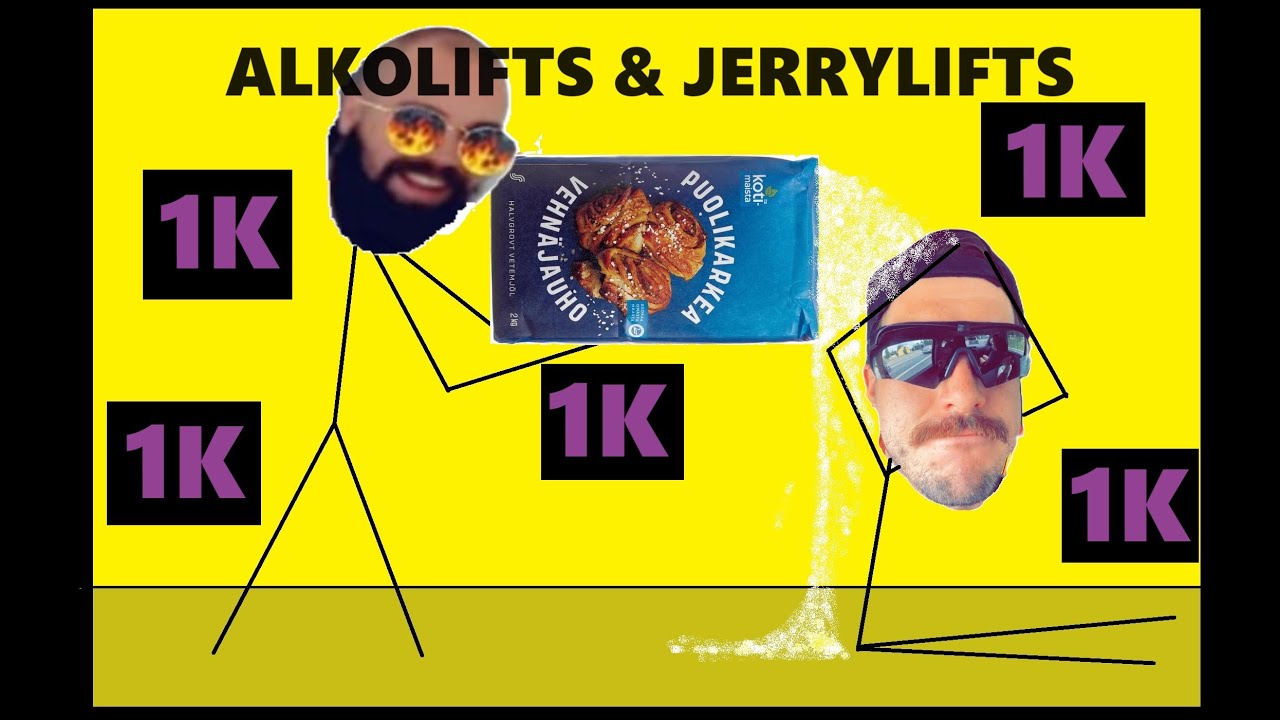 ALKO-OLLI JAUHOTTAA JERRYLIFTSIN