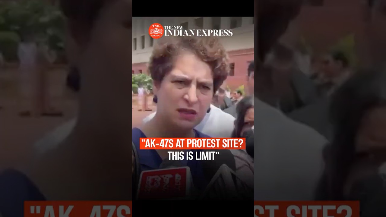 'Students are not terrorists': Priyanka Gandhi slams police action, AK-47s at student protest sites