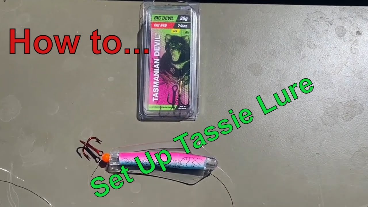 How to Rig Tasmanian Devil Lure - Trolling for Trout