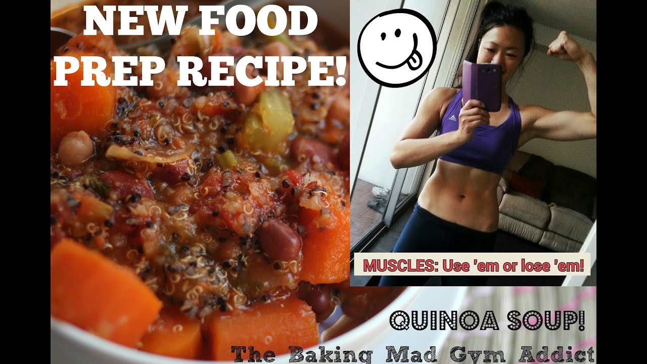 FOOD PREP RECIPE - Quinoa Veggie Tomato Soup (cheap, clean, healthy and vegetarian)