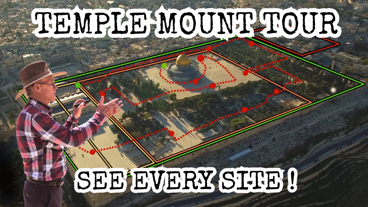 Temple Mount Tour! Location of Solomon & Herod's Temples! Dome of the Rock, Temple Location!
