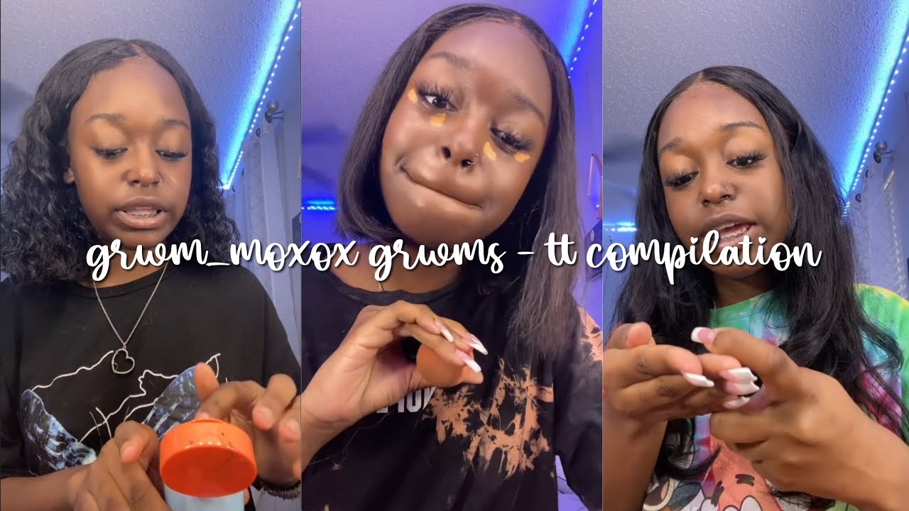 grwm_moxox grwms - tt compilation ༉‧₊˚. (not mine)
