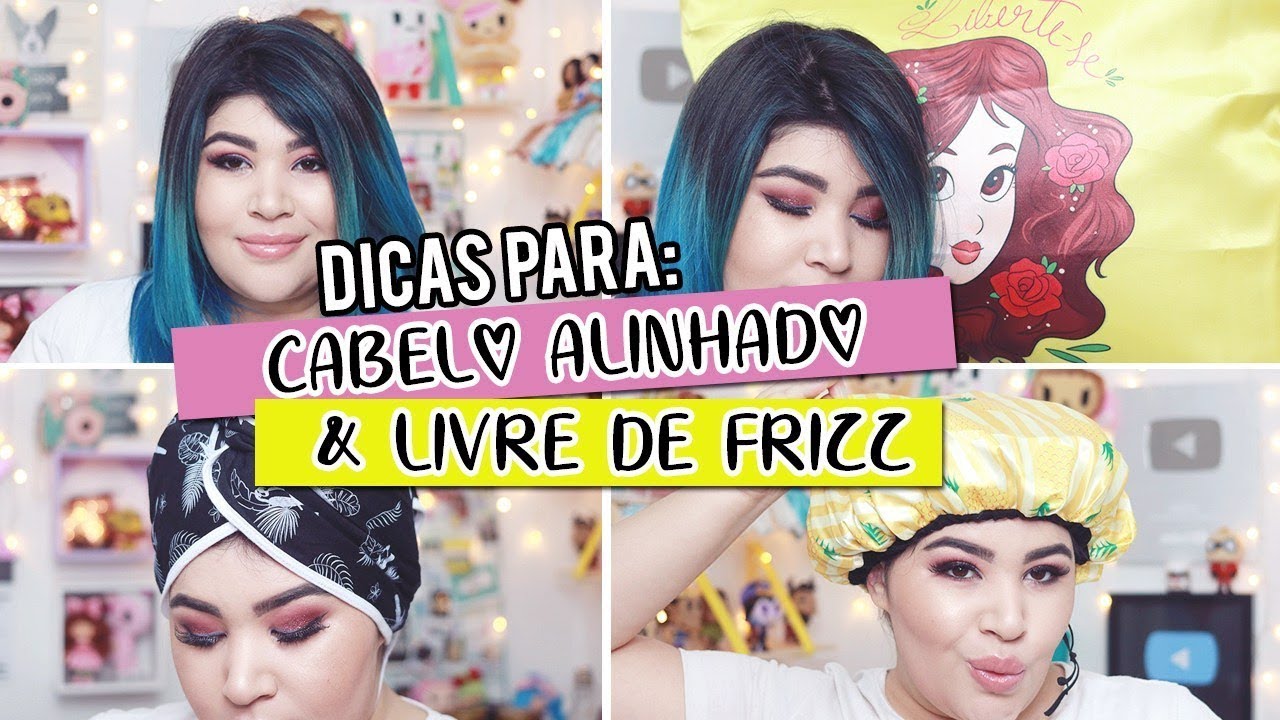 😄 DICAS PARA UM CABELO ALINHADO por mais tempo E LIVRE DE FRIZZ!!