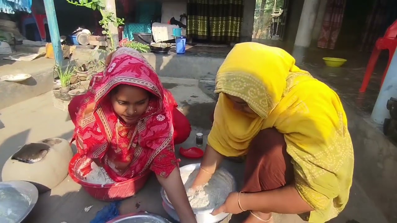 শীতকালে কাতিকালায়ের বড়ি দেয়ার ধুম।