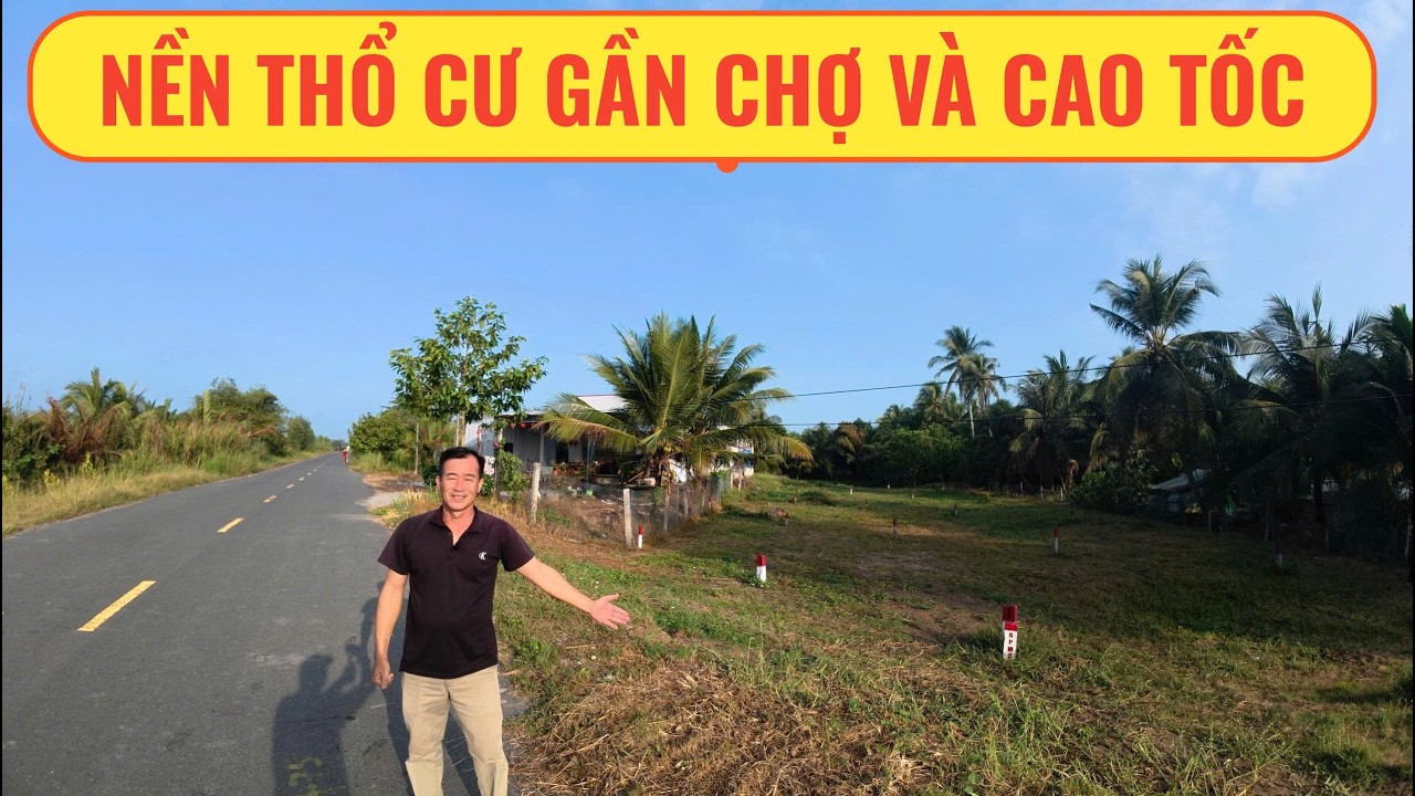Nền đẹp định cư kế chợ và cao tốc Cần Thơ - Vĩnh Long | Nhà Đất Miền Tây