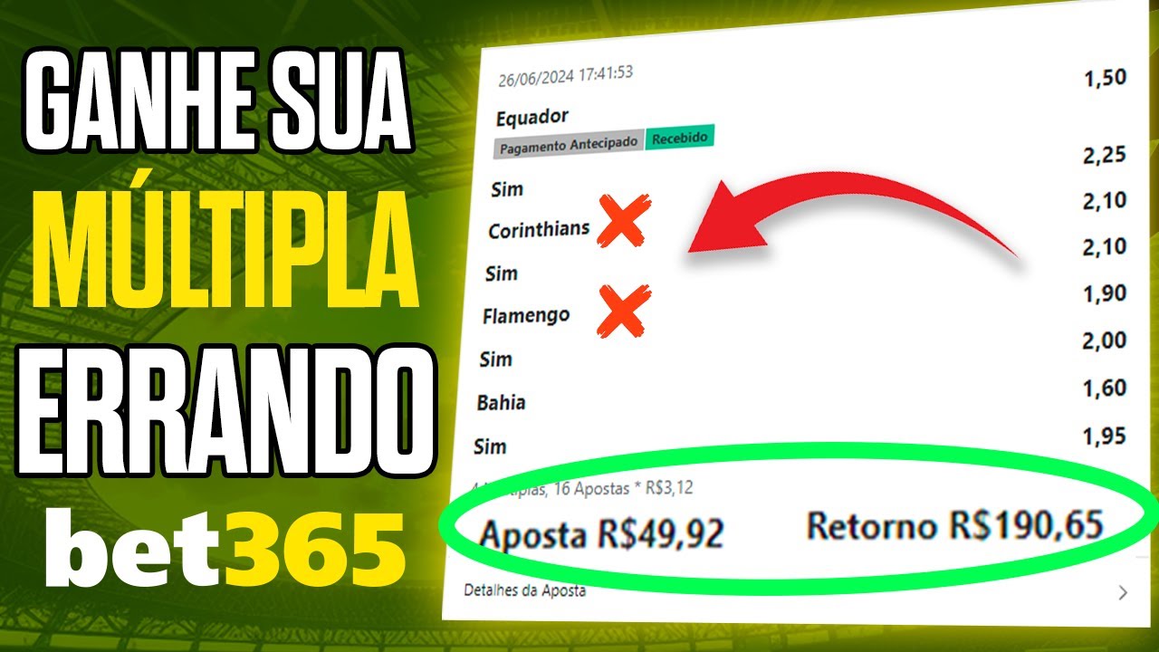 O SEGREDO DAS APOSTAS M&Uacute;LTIPLAS NA BET365 &bull; GANHE MESMO ERRANDO ❌✅