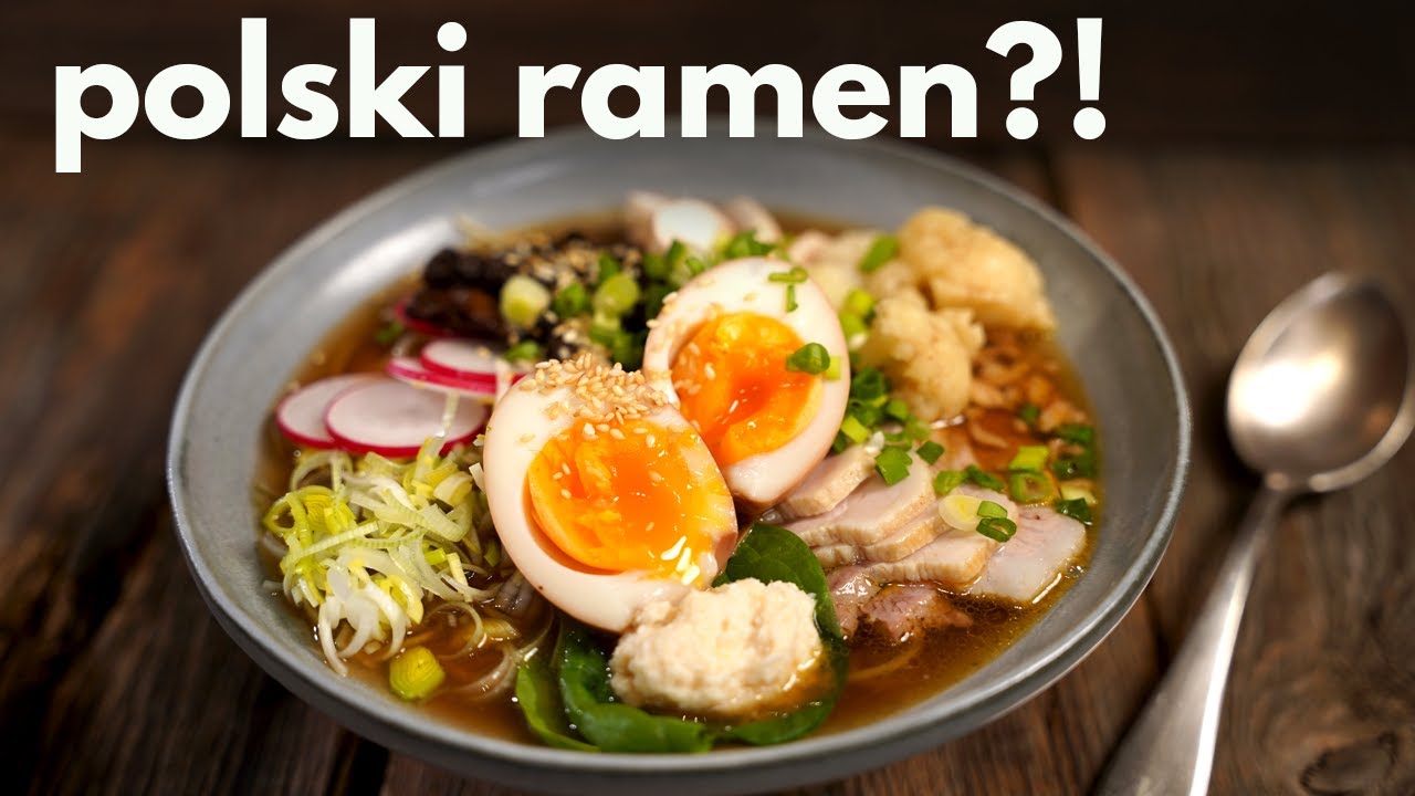 Przepis na POLSKI RAMEN - musisz zrobić taką wersję klasyka! [POSMAKUJ POLSKI]