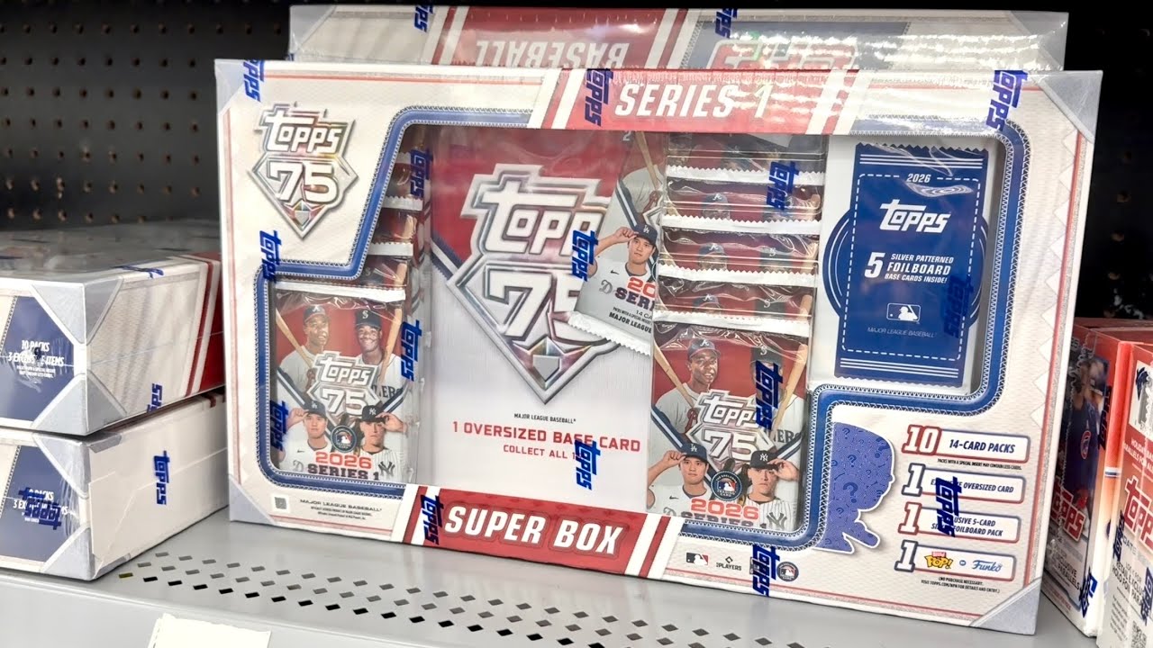 2026 TOPPS SUPER BOXES FROM WALMART!