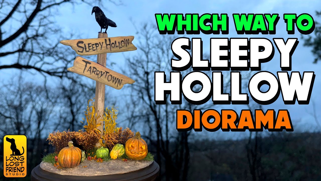 Sleepy Hollow Signpost Diorama