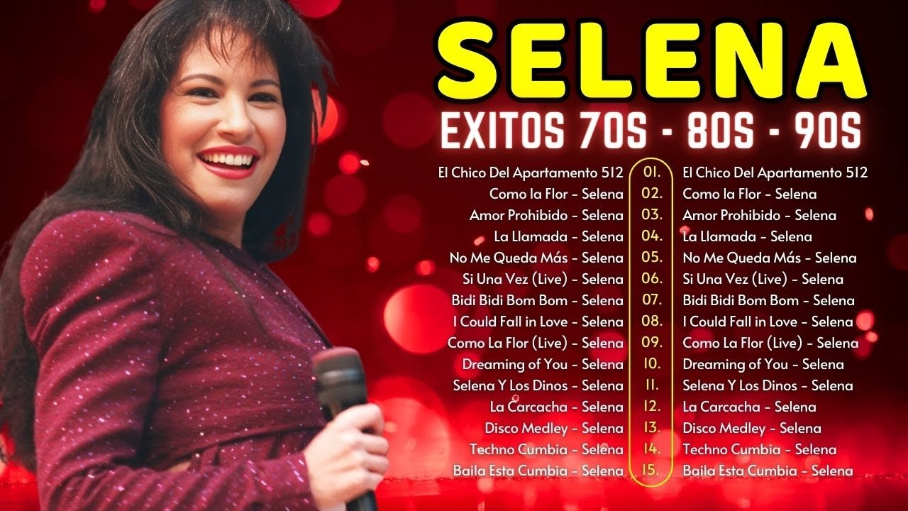 MIX SELENA QUINTANILLA - Como Una Flor, Si Una Vez, Amor Prohibido | &Aacute;LBUM COMPLETO DE SELENA 2024