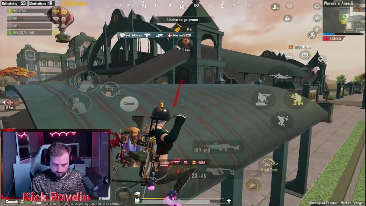 رايدن يحطم مود ببجي موبايل بشكل كامل جنون السيرفر #pubgmobile