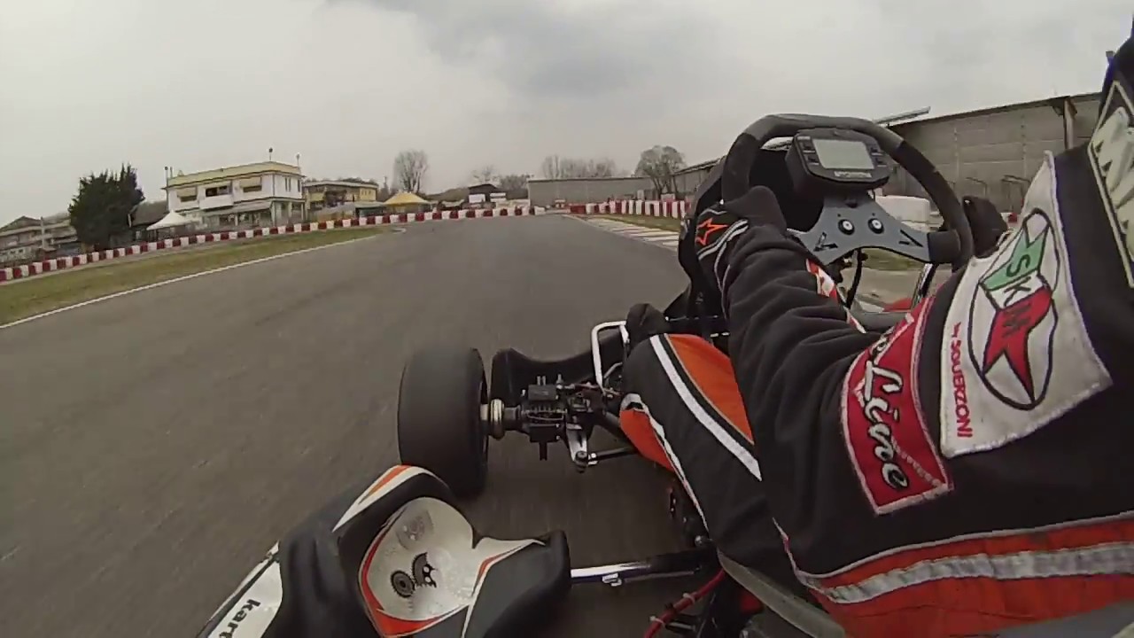 On Board Marco Cremaschi KZ Pista Winner Nizza Monferrato Fastest Lap 38.9