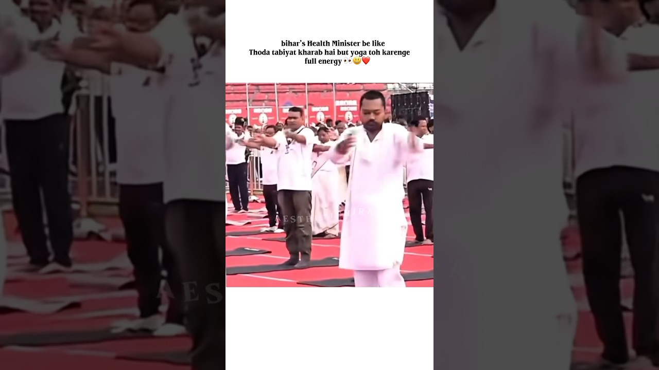 Bihar&rsquo;s Health Minister&rsquo;s enthusiasm 😎#shorts #bollywood