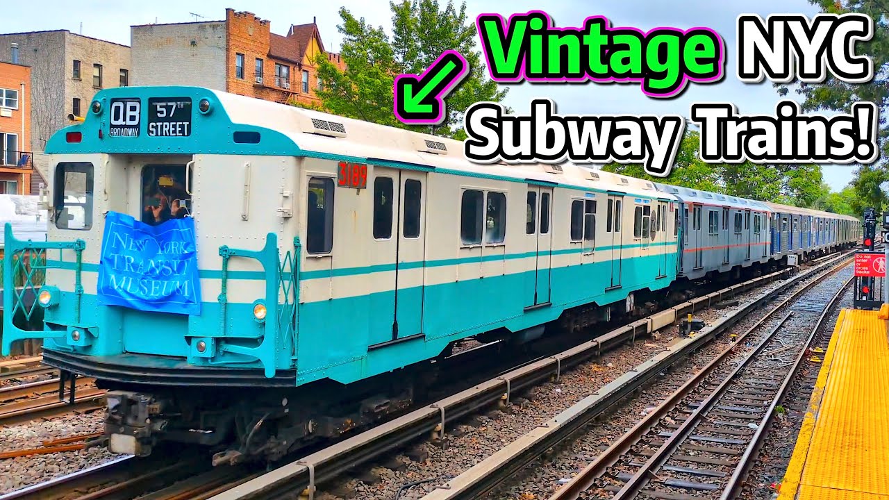 ⁴ᴷ⁶⁰ Vintage NYC Museum Trains at the 2025 Parade of Trains
