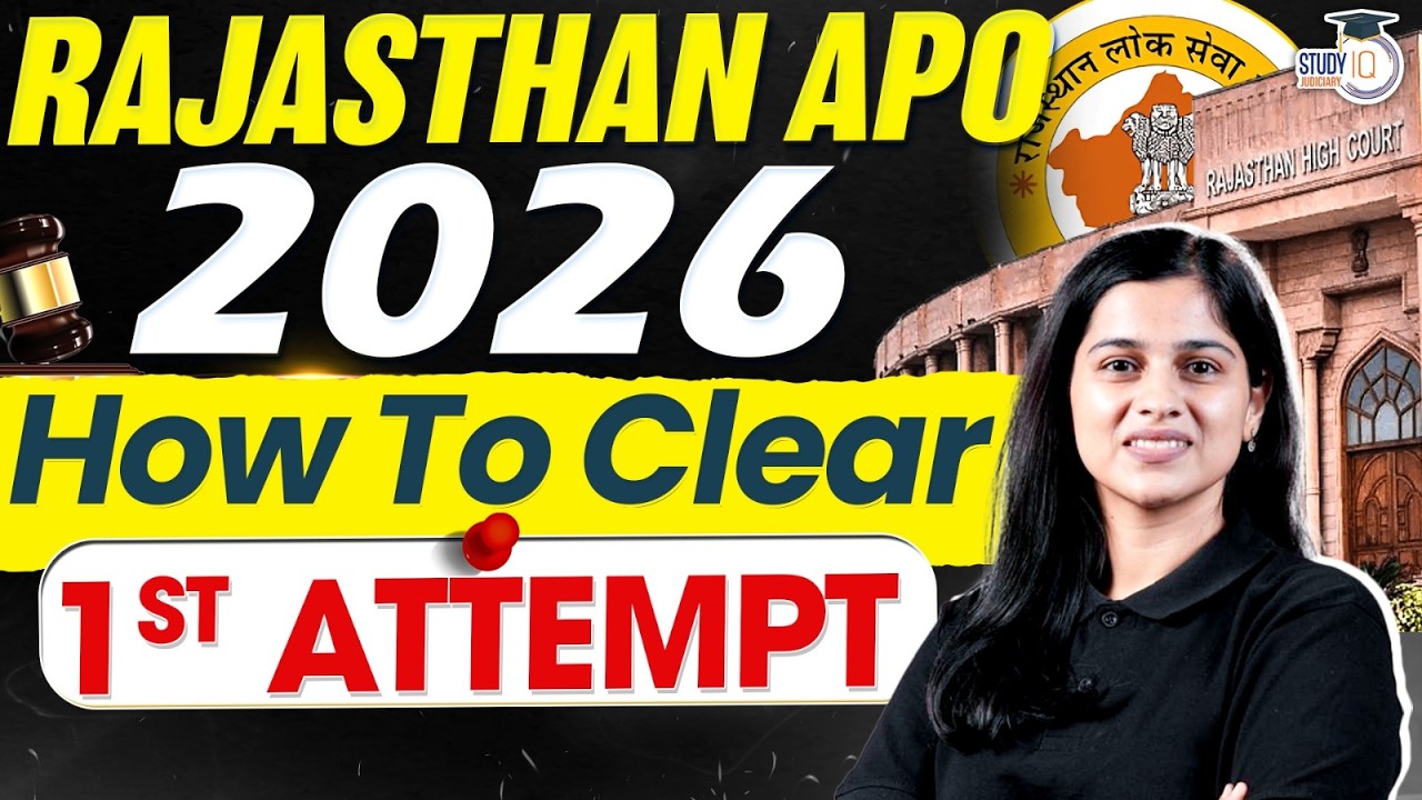 How to Crack Rajasthan APO 2026 in 1st Attempt | RPSC APO Strategy  By Deeksha Mam