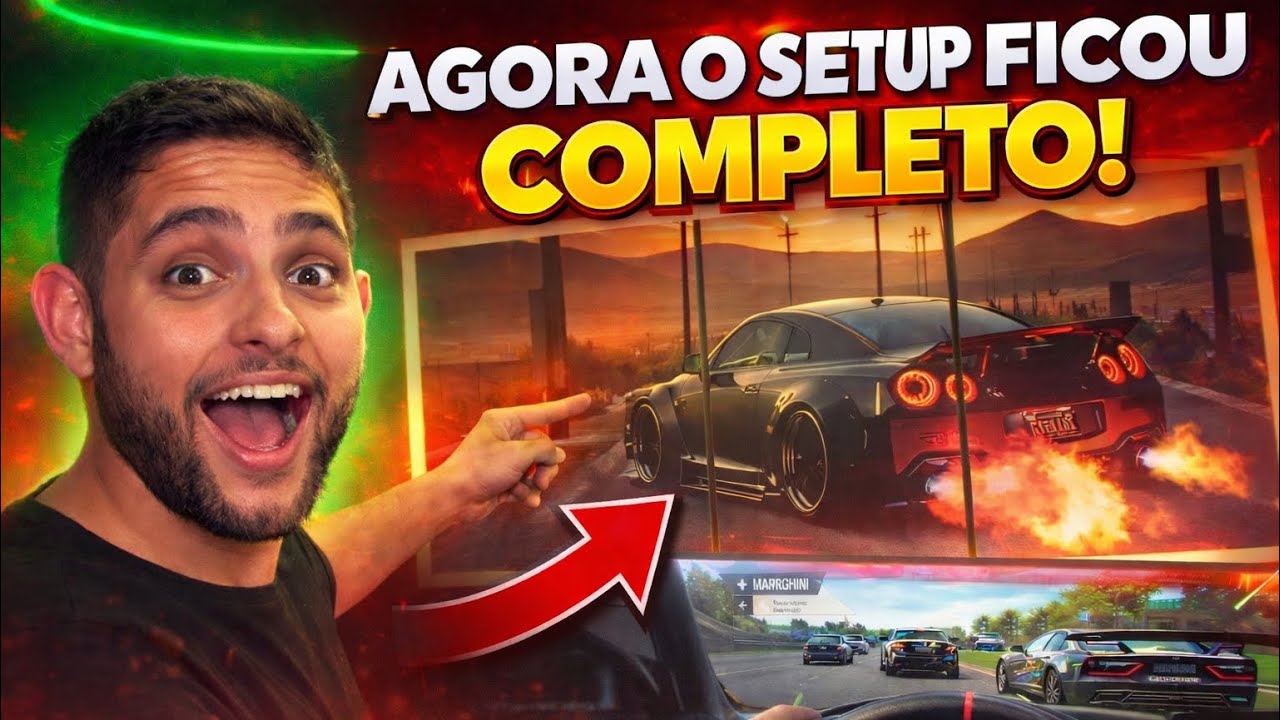 FINALMENTE CHEGOU! Completei meu Setup e fiz minha PRIMEIRA corrida no Assetto Corsa