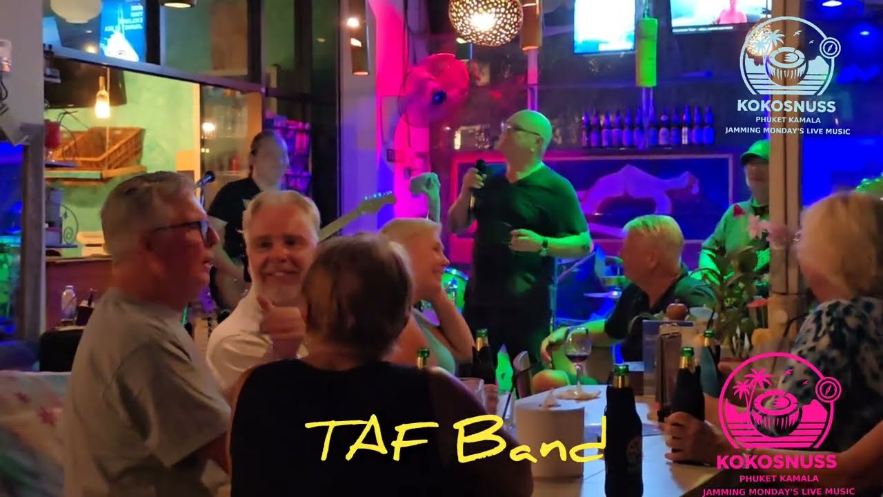TAF Band im Kokosnuss Restaurant Kamala. 