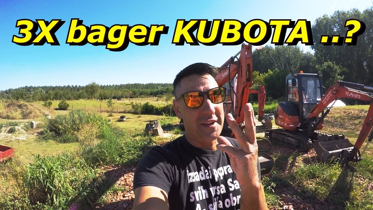 Kupio sam još 1 bager / Kubota KX 101 3a / pregled i prvo korištenje bagera