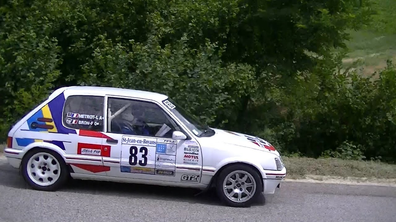 Rallye de la Drôme Paul Friedman 2019 - Peugeot 205 GTI N° 83 - Frédéric BRON et Lionel METROT