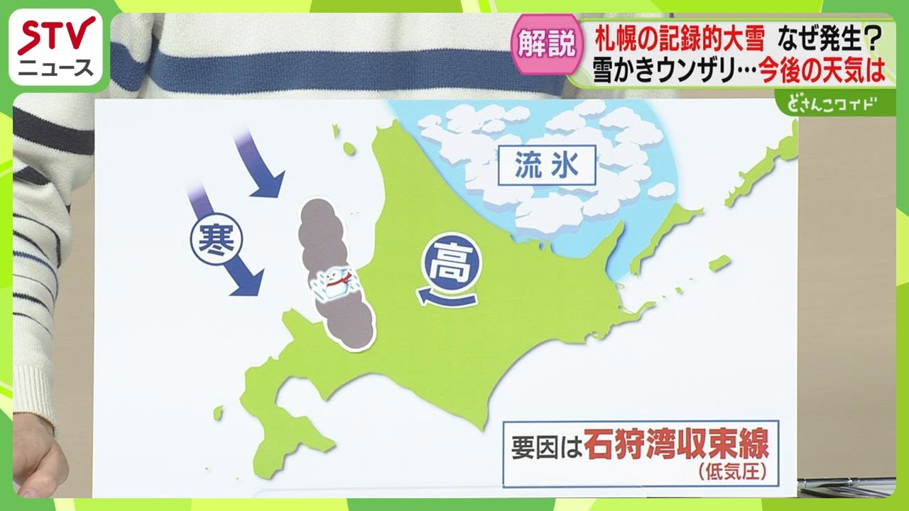 【解説】雪かきにうんざり…“災害級”の大雪　金曜日から土曜日にかけて札幌方面で雪？札幌