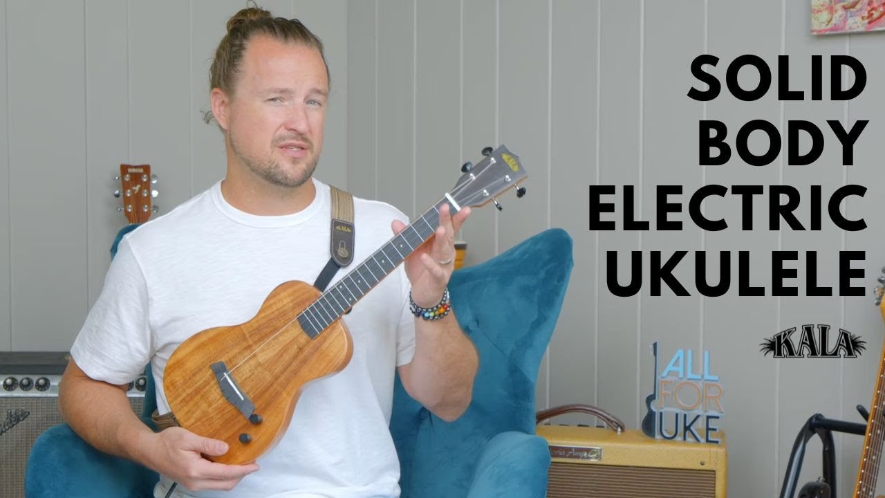 Kala Solid Body Electric Ukulele with All For Uke