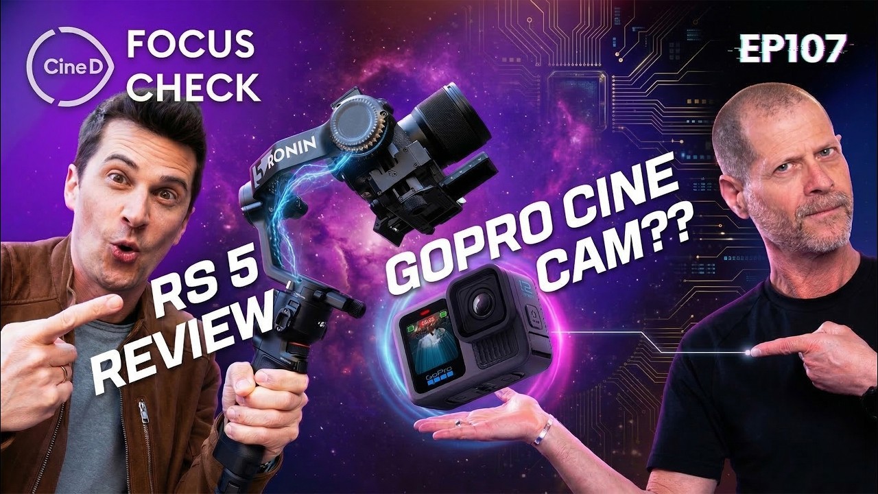 DJI RS 5 Review | GoPro Cine Cam? | RØDECaster Video Core & EDL Export – CineD Focus Check ep107