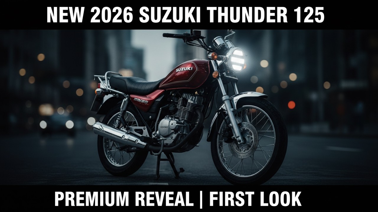 New Suzuki THUNDER 125 (2026) Is Finally Here &ndash; Launch Date Revealed!