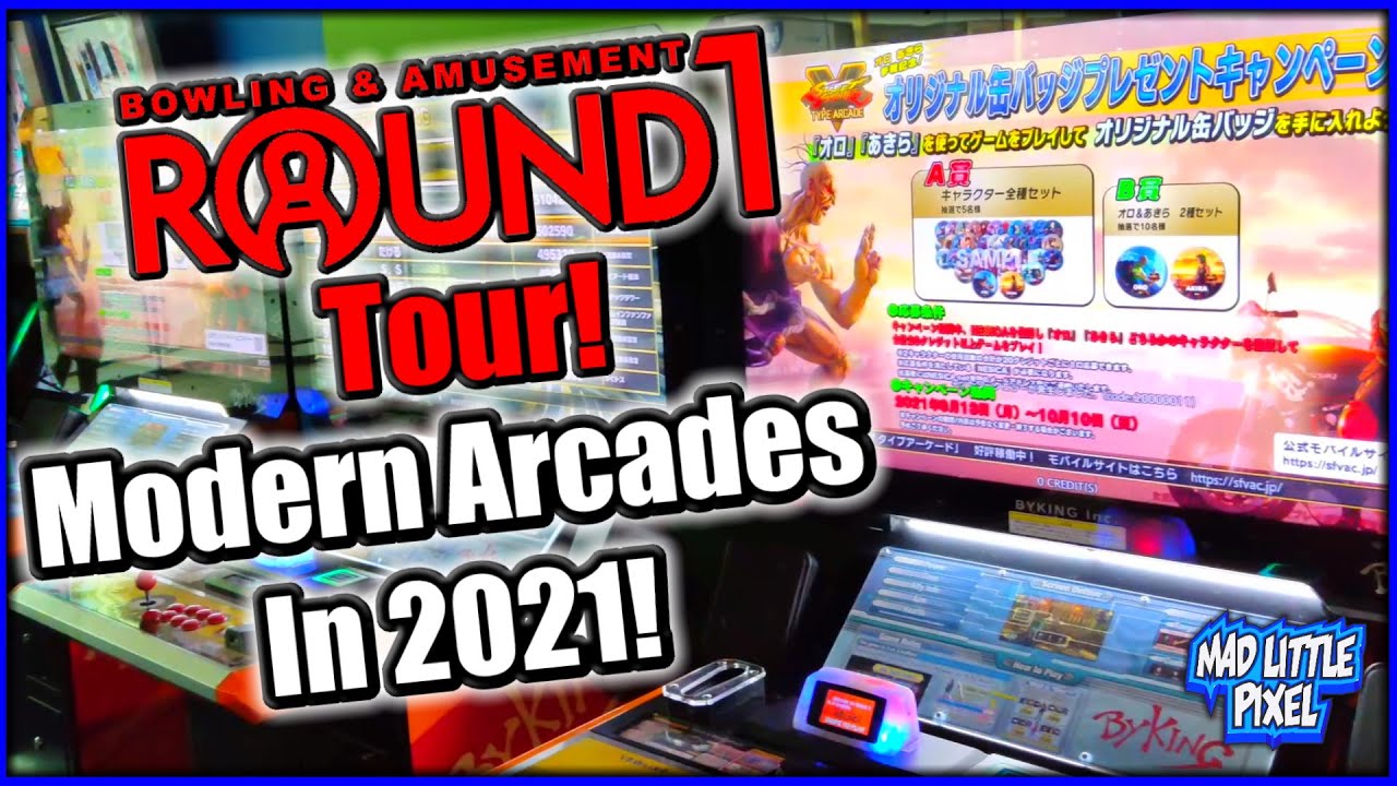 What A Video Game Arcade Is Like In 2021! Round1 Modern Arcade Tour!