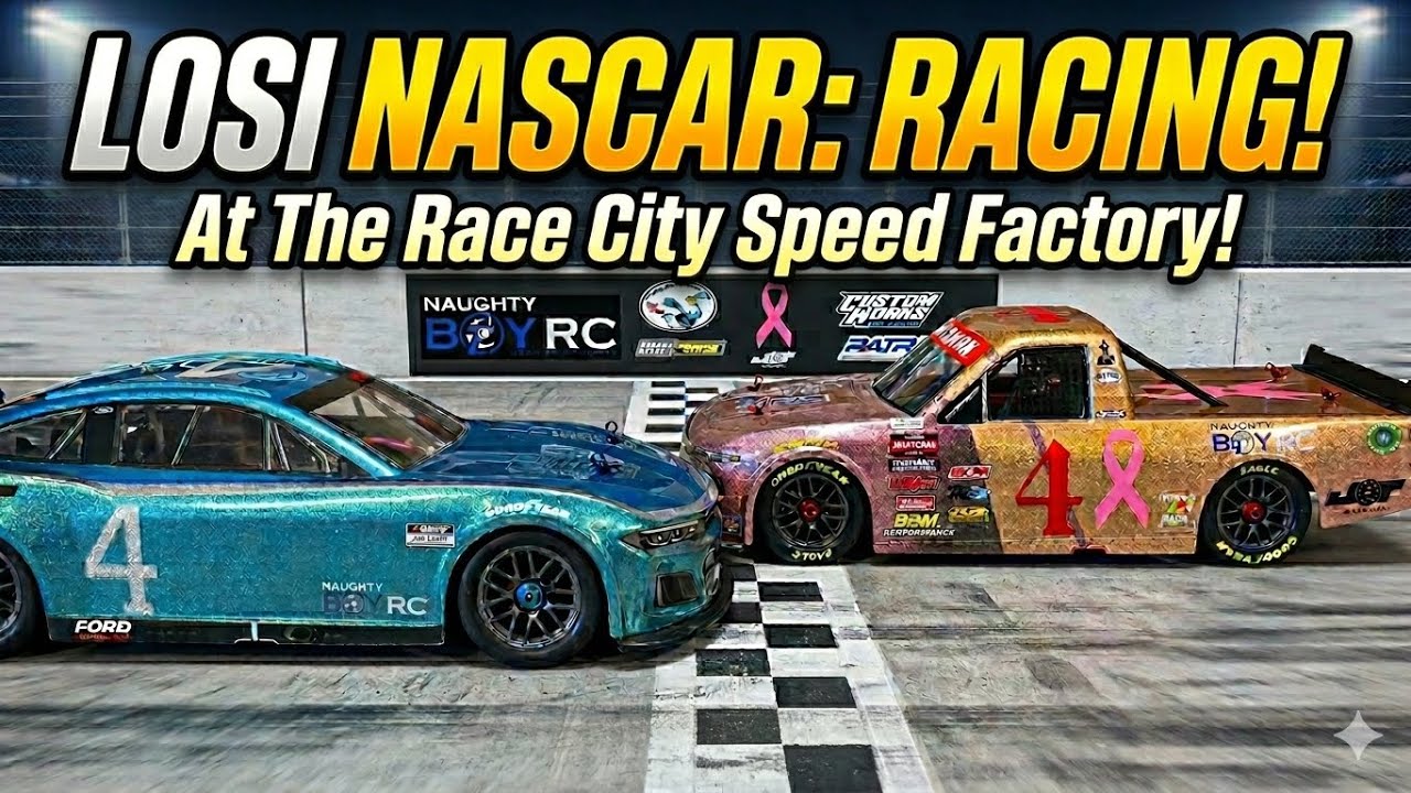 INSANE Losi NASCAR Racing At The Race City Speed Factory!