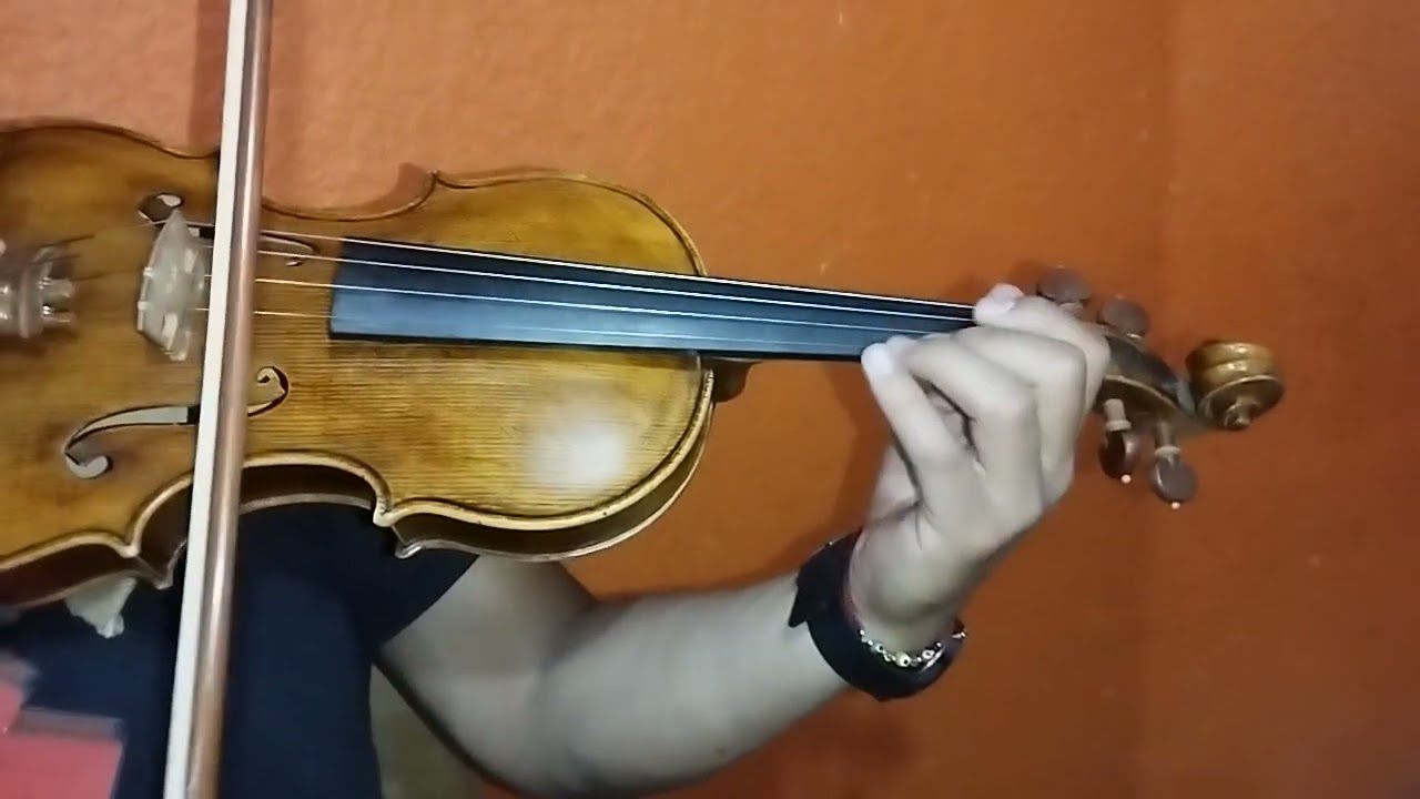 Tutorial de Reloj para violín en Re Mayor.