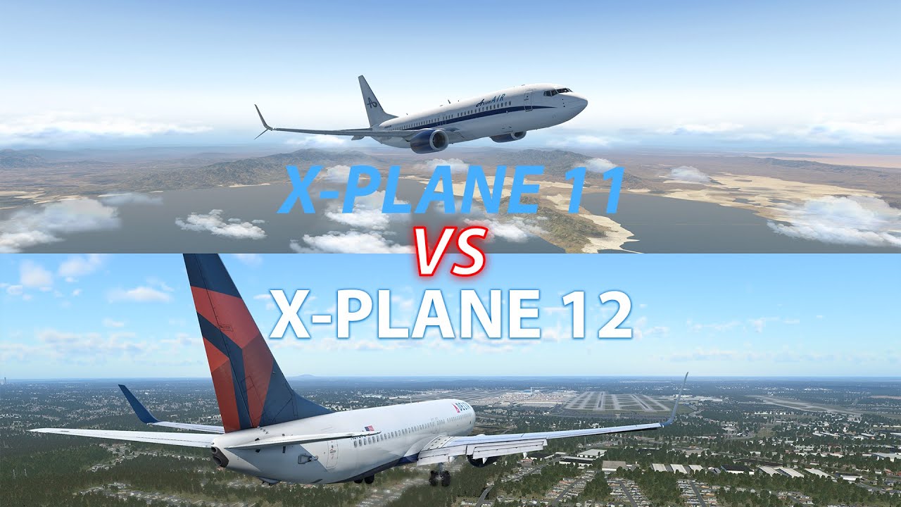 (SEP 2022) X-Plane 11 vs X-Plane 12 | Graphics and Sound Comparison