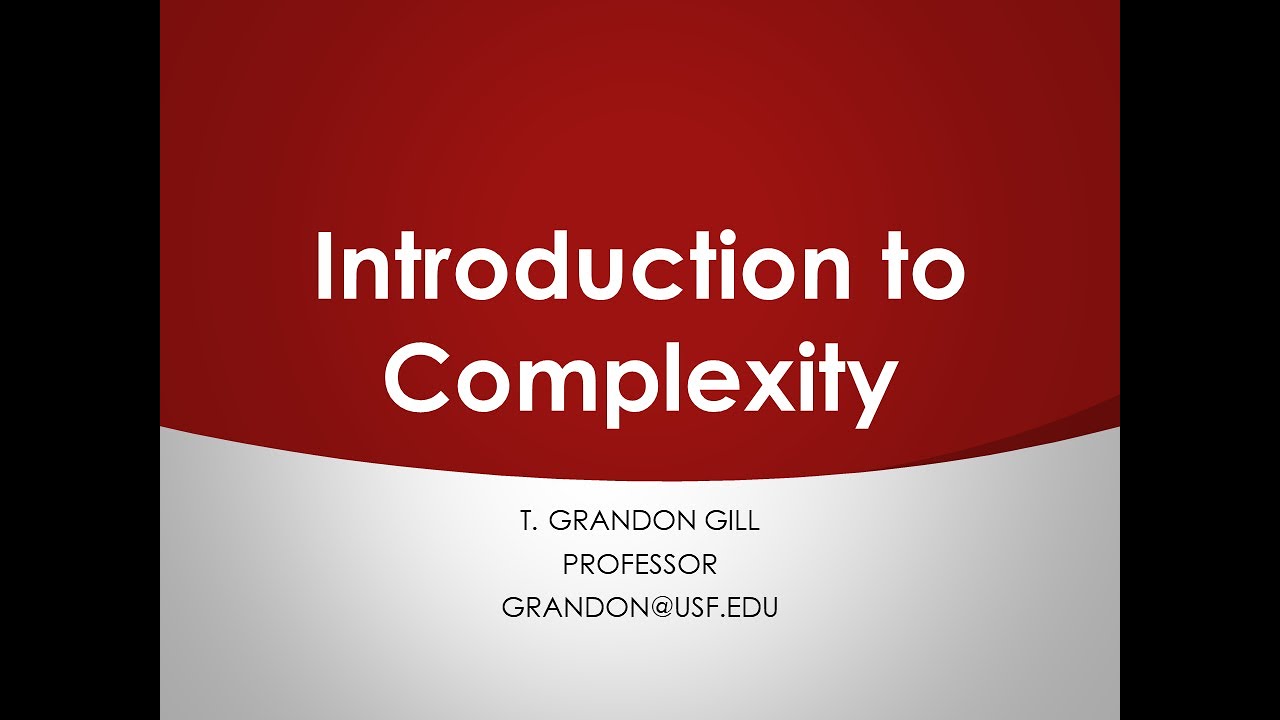 Complexity, Information Technology and Strategic Decision-Making: Part 1: Complexity
