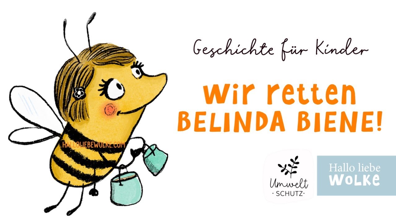 Belinda Biene retten! 🐝 Eine Kindergeschichte zum Umweltschutz 💚