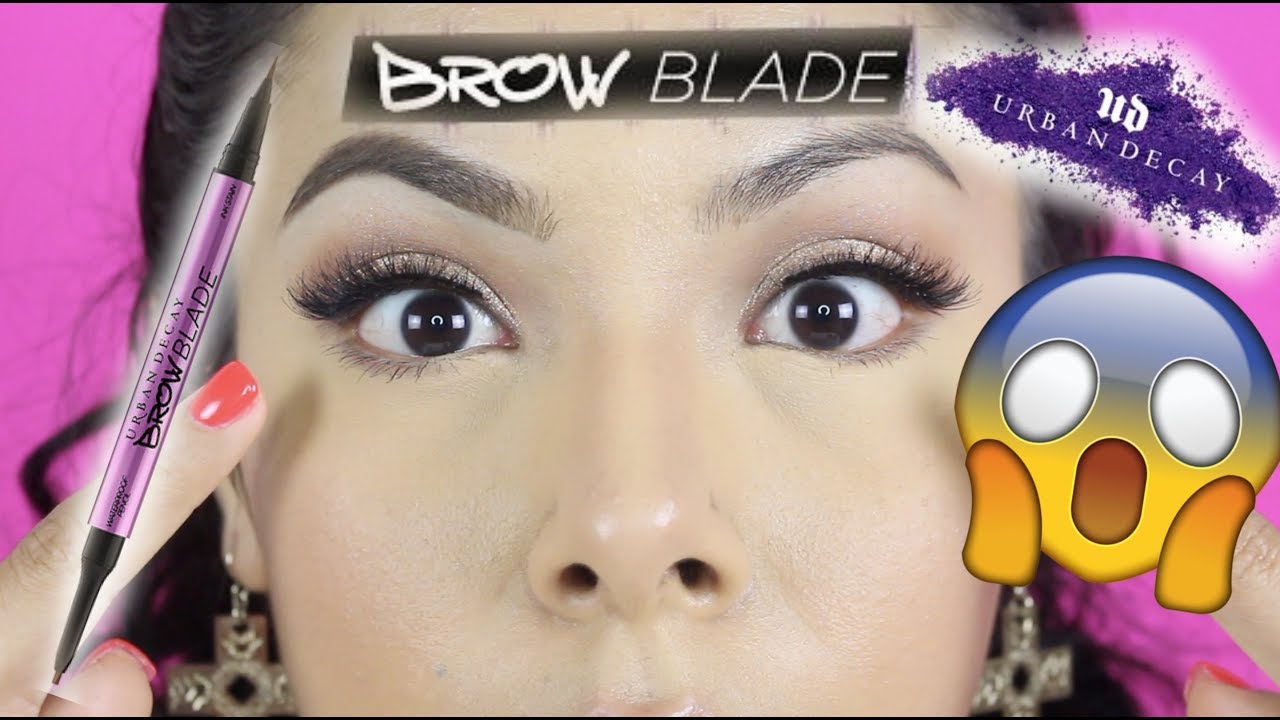 FIRST IMPRESSIONS|| NEW! URBAN DECAY BROW BLADE