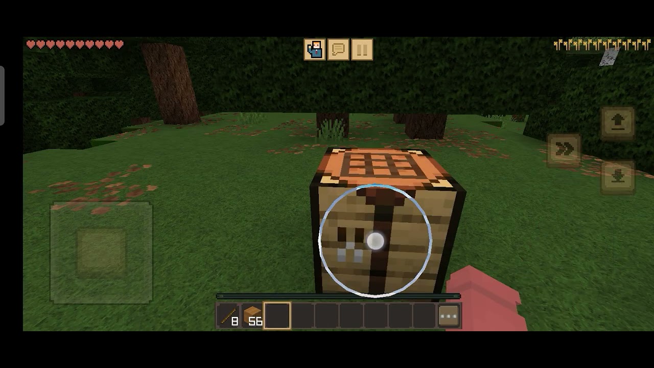 Aku bermain crafting and biulding survival sendiri di hutan