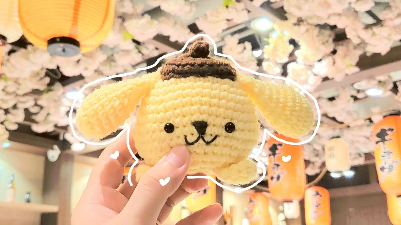 Pompompurin Amigurumi Tutorial | Boneka Rajut